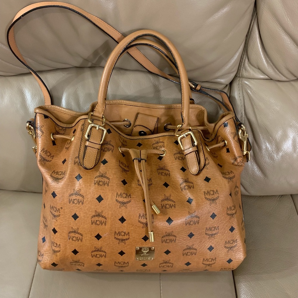 Vintage MCM visettos drawstring bag SOLD